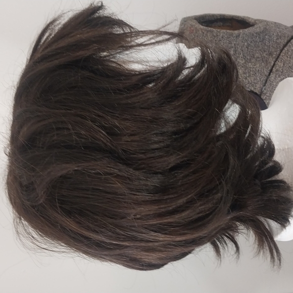 Tender Loving Care Wig Brunette Short Hair Bangs - Picture 4 of 5